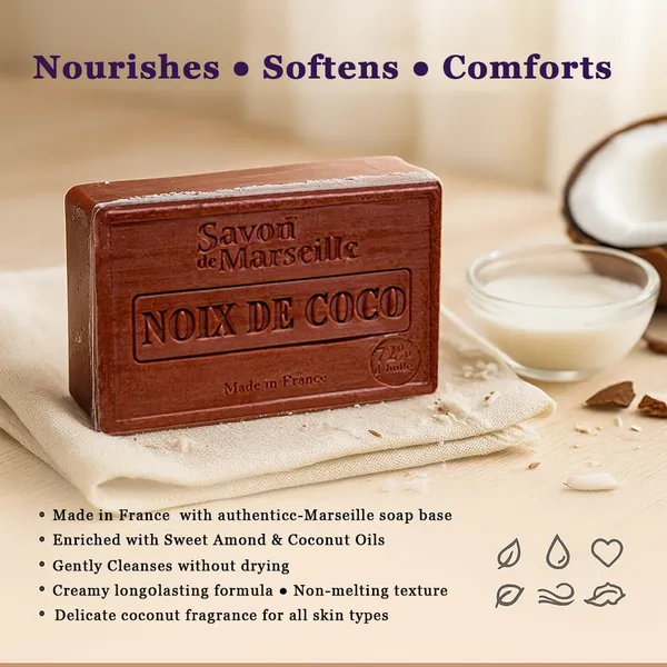 Coconut_Fragrant_Soothing_Soap_Bar_For_Unisex