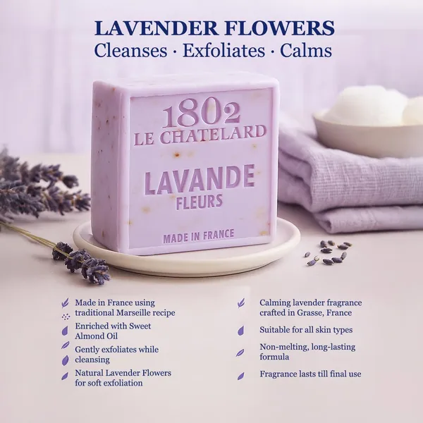 Lavender_Flowers_Exfoliating_Soothing_Soap_Bar_For_Unisex