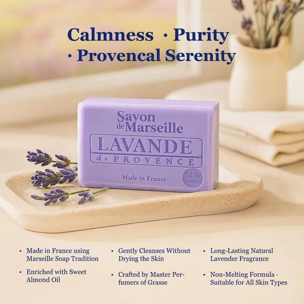 Provences_Lavender_Fragrant_Soothing_Soap_Bar_For_Unisex