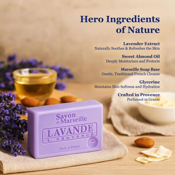 Provences_Lavender_Fragrant_Soothing_Soap_Bar_For_Unisex