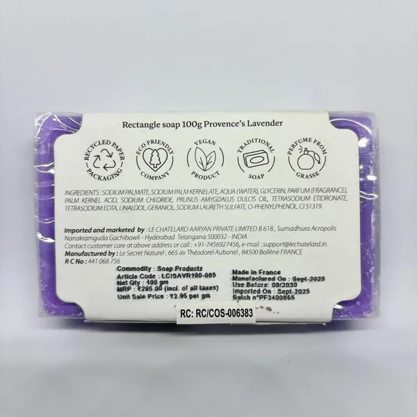 Provences_Lavender_Fragrant_Soothing_Soap_Bar_For_Unisex