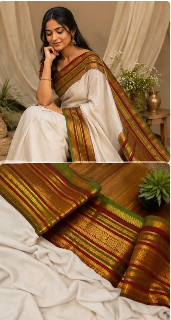Mull_cotton_saree_with_pure_kanchi_border