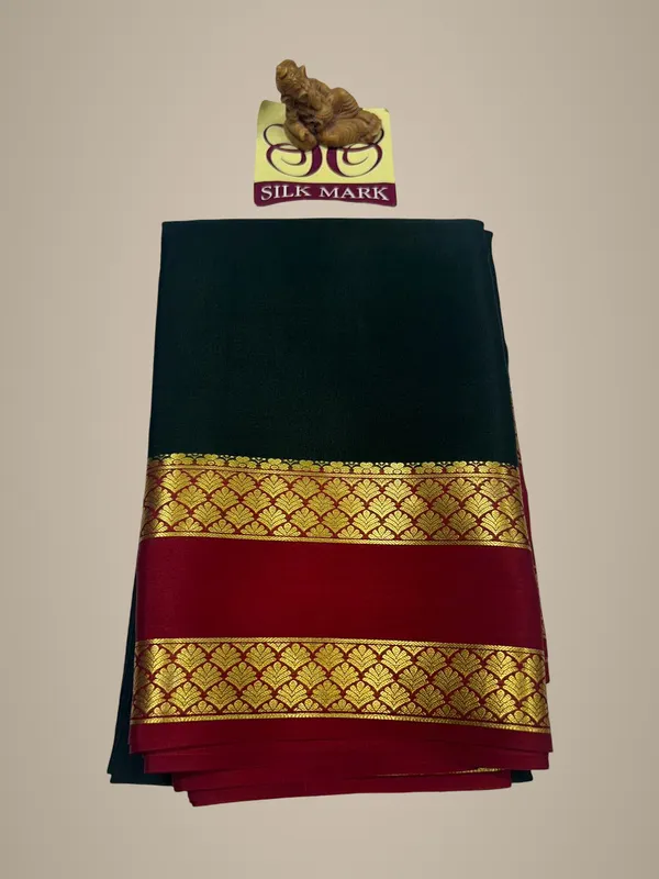 Pure_Mysore_Crepe_Silk_Sarees_With_Blouse_Piece