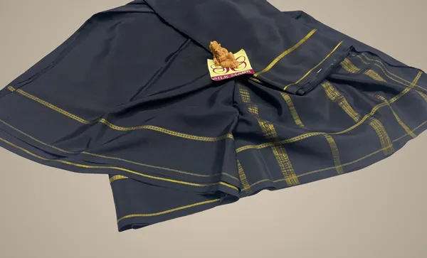 Pure_Zari_Mysore_Crepe_Silk_Sarees_With_Blouse_Piece
