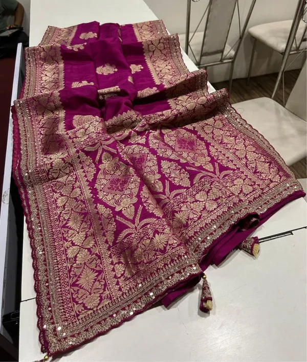 Pink_Russian_Cotton_Silk_Weaving_Saree