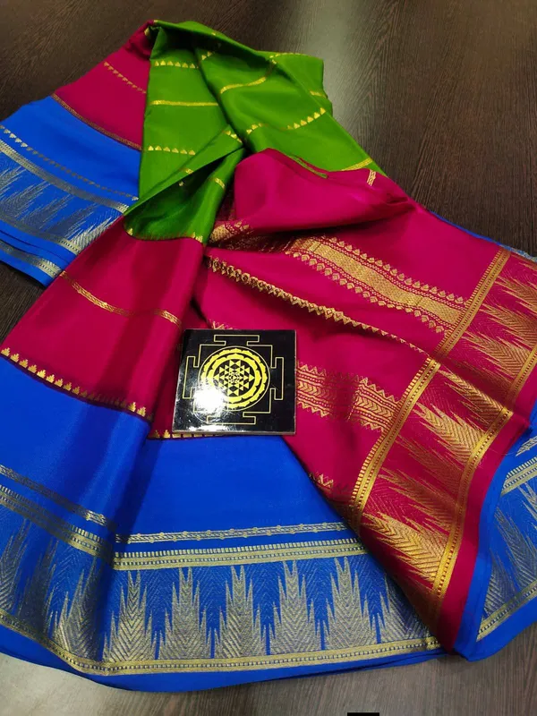 Salari_Zari_3D_Pure_Mysore_Silk_Crepe_Saree_With_Blouse