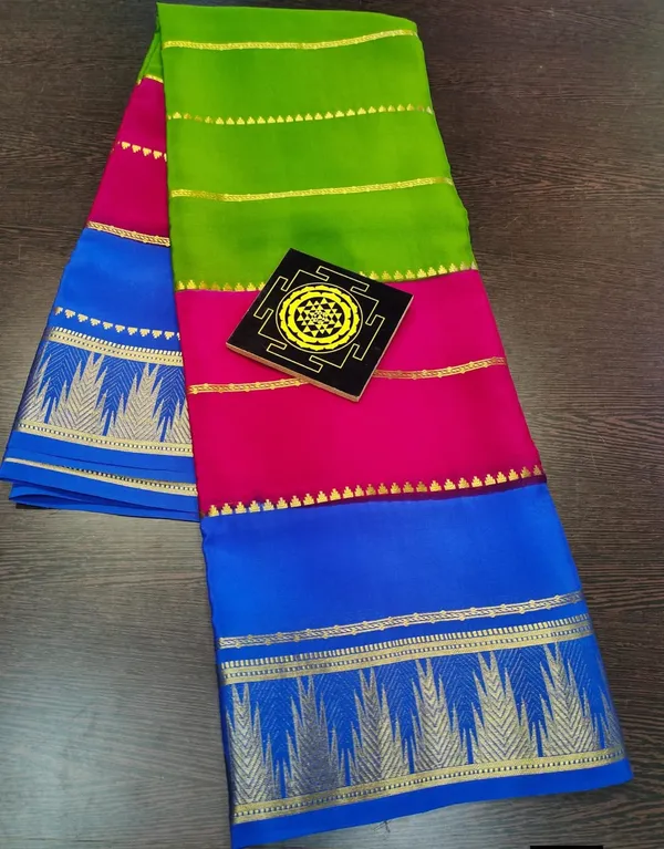 Salari_Zari_3D_Pure_Mysore_Silk_Crepe_Saree_With_Blouse