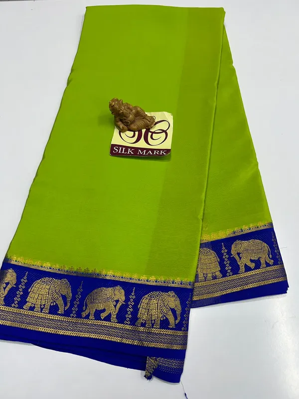 Pure_Mysore_Crepe_Silk_Sarees_With_Blouse_Piece