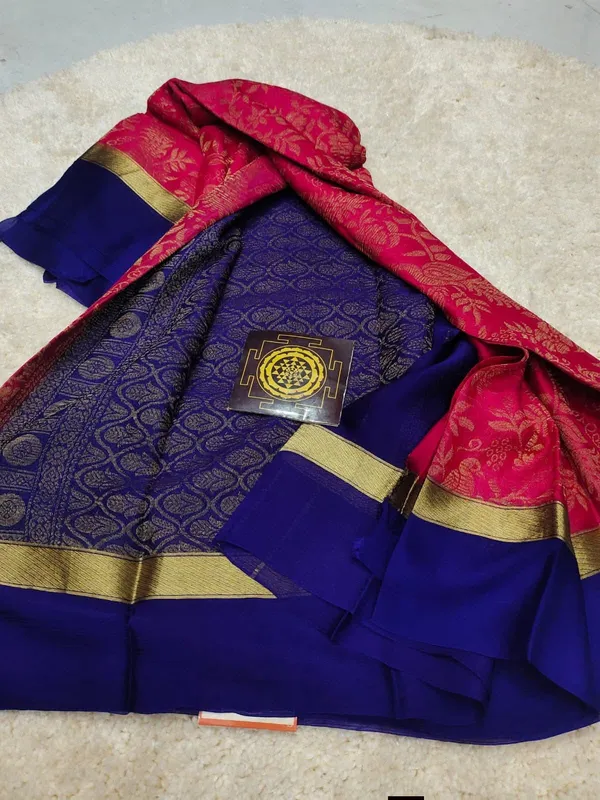 Pure__Crepe_Silk_Sarees_Silk_Mark_Certified_Lighter_And_Flowy_With_Contrast_Blouse