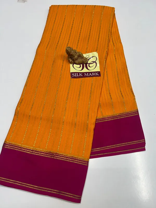 Pure_Mysore_Crepe_Silk_Sarees_With_Blouse_Piece
