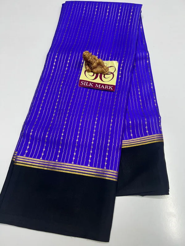 Pure_Mysore_Crepe_Silk_Sarees_With_Blouse_Piece