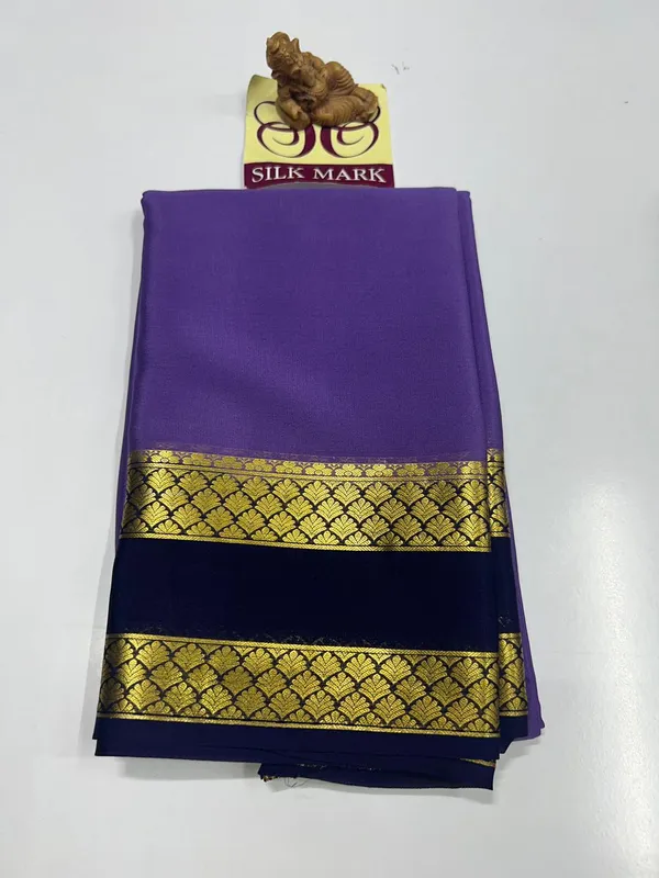 Pure_Mysore_Crepe_Silk_Sarees_With_Blouse_Piece
