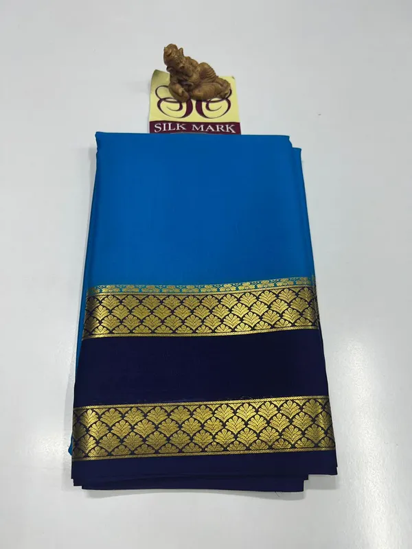 Pure_Mysore_Crepe_Silk_Sarees_With_Blouse_Piece