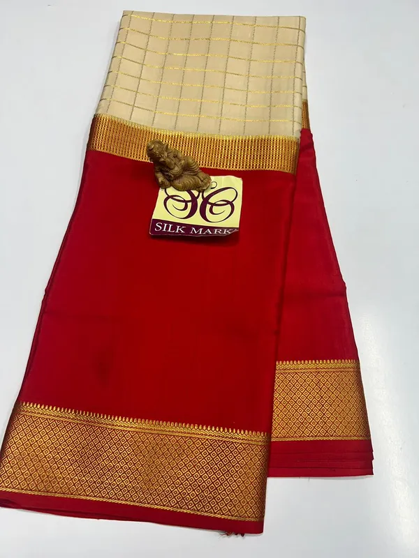 Pure_Mysore_Crepe_Silk_Sarees_With_Blouse_Piece