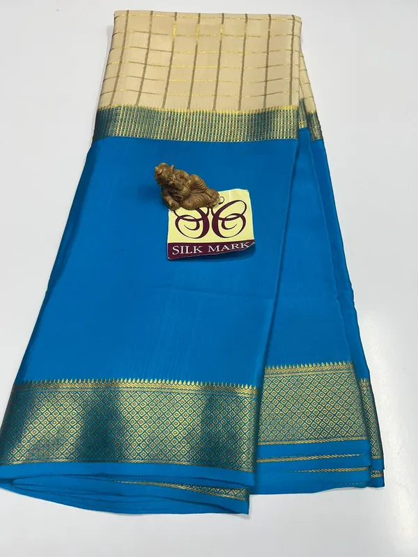 Pure_Mysore_Crepe_Silk_Sarees_With_Blouse_Piece
