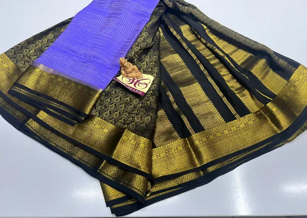 Pure_Mysore_Crepe_Silk_With_Embroidery_Saree_With_Blouse_Piece