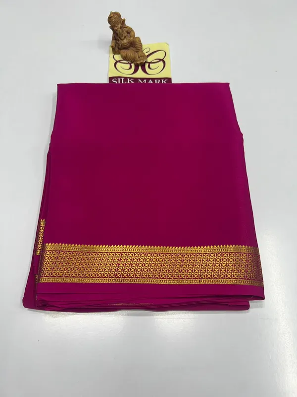 Dark_Pink_Pure_Crepe_Silk_Sarees_With_Silk_Mark_Pure_Mysore_Crepe_Silk_Sarees_With_Running_Blouse_Piece