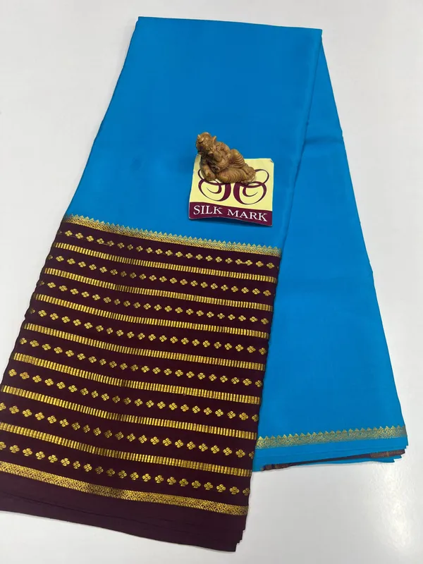 Pure_Mysore_Crepe_Silk_With_Embroidery_Saree_With_Blouse_Piece