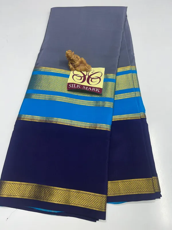 Pure_Mysore_Crepe_Silk_With_Embroidery_Saree_With_Blouse_Piece