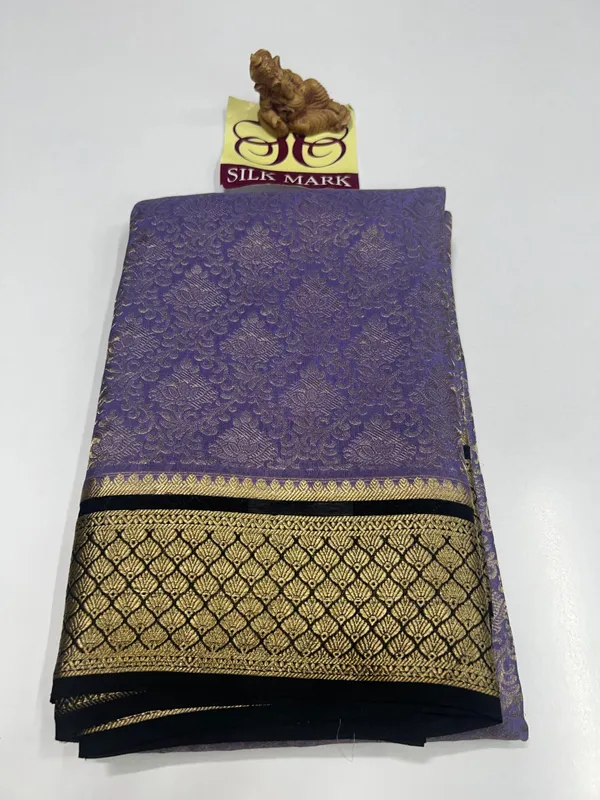 Pure_Mysore_Crepe_Silk_With_Embroidery_Saree_With_Blouse_Piece
