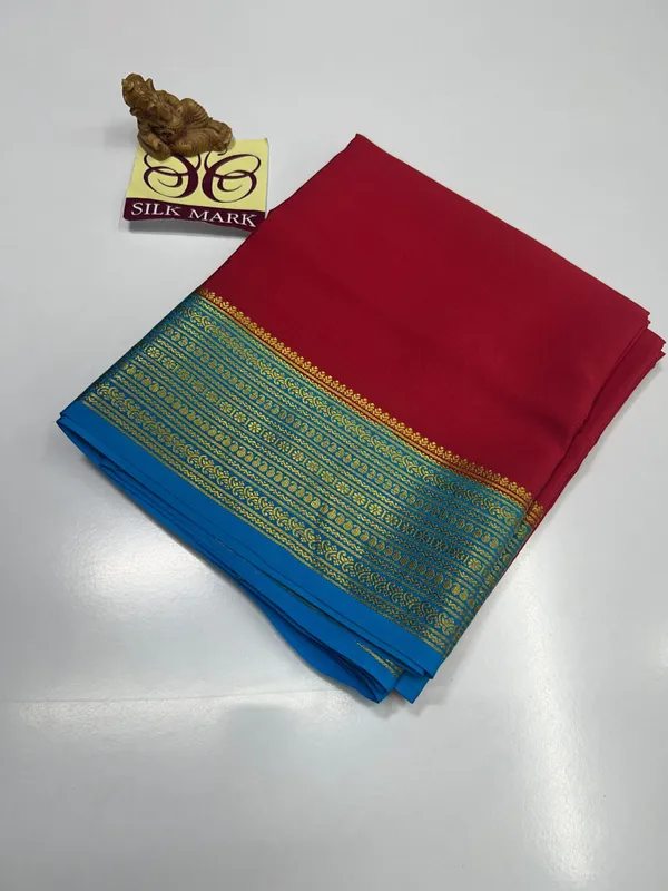 Pure_Mysore_Crepe_Silk_With_Embroidery_Saree_With_Blouse_Piece