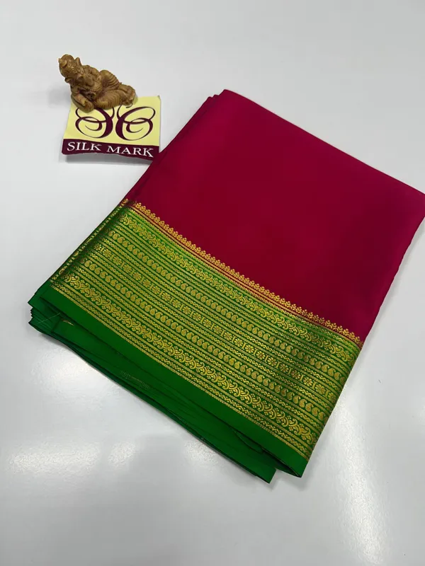 Pure_Mysore_Crepe_Silk_With_Embroidery_Saree_With_Blouse_Piece