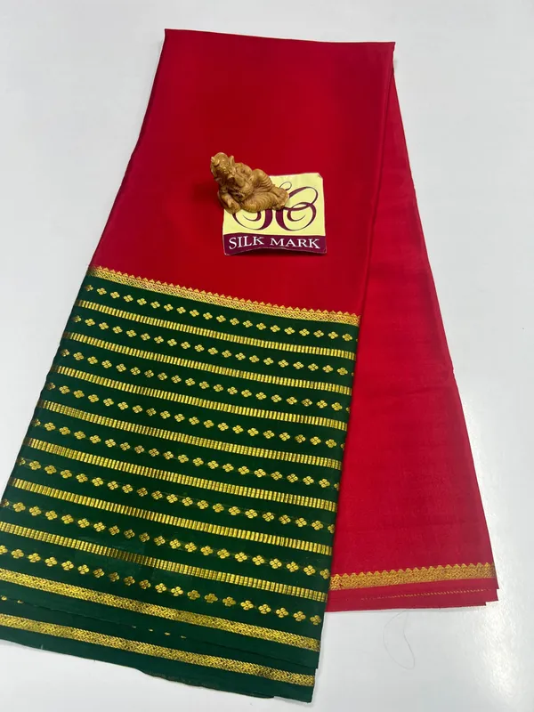 Pure_Mysore_Crepe_Silk_With_Embroidery_Saree_With_Blouse_Piece
