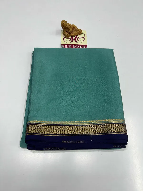 Pure_Mysore_Crepe_Silk_With_Embroidery_Saree_With_Blouse_Piece