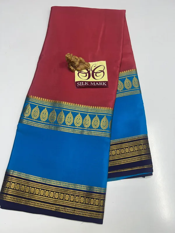 Pure_Mysore_Crepe_Silk_With_Embroidery_Saree_With_Blouse_Piece