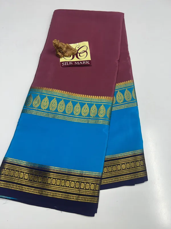 Pure_Mysore_Crepe_Silk_With_Embroidery_Saree_With_Blouse_Piece