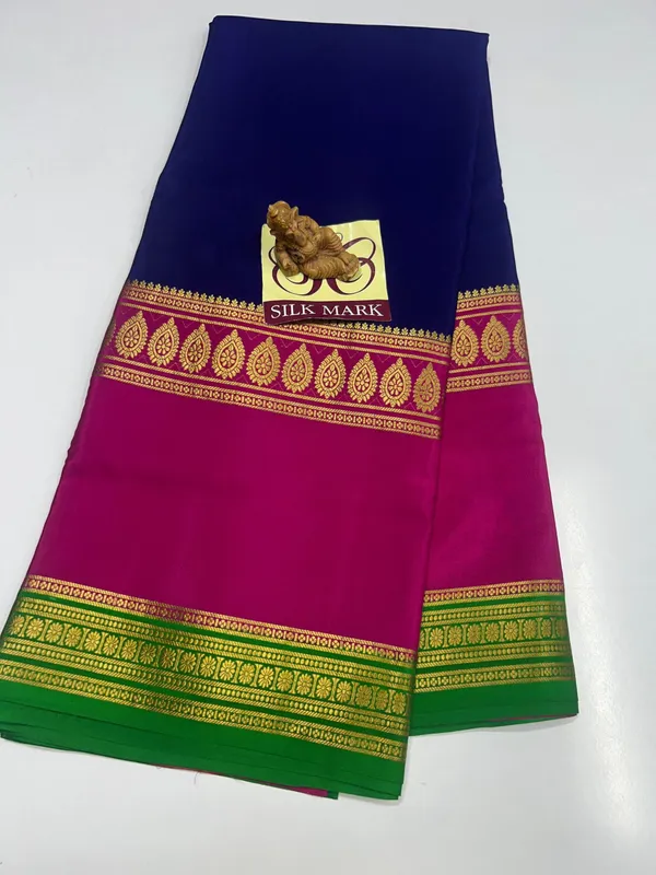 Pure_Mysore_Crepe_Silk_With_Embroidery_Saree_With_Blouse_Piece