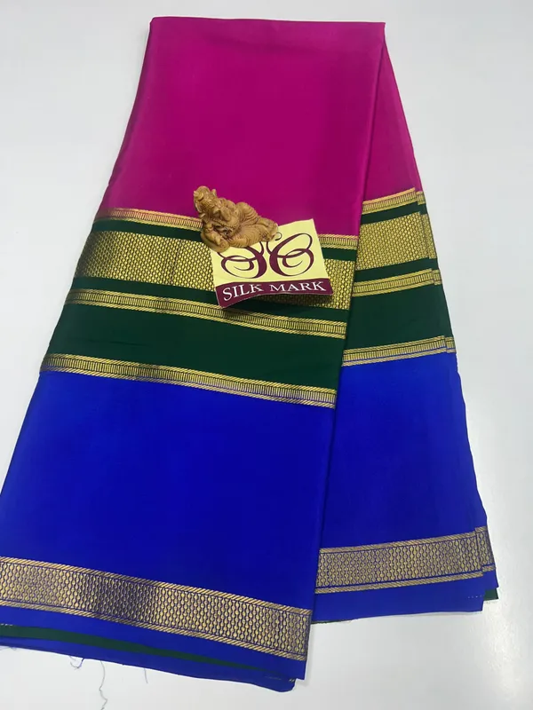 Pure_Mysore_Crepe_Silk_With_Embroidery_Saree_With_Blouse_Piece