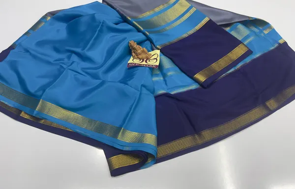 Pure_Mysore_Crepe_Silk_With_Embroidery_Saree_With_Blouse_Piece