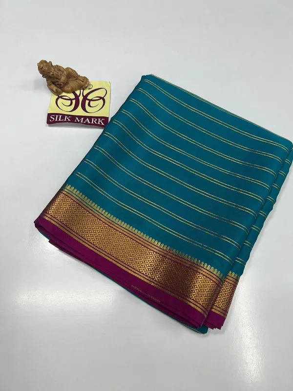 Pure_Mysore_Crepe_Silk_With_Embroidery_Saree_With_Blouse_Piece
