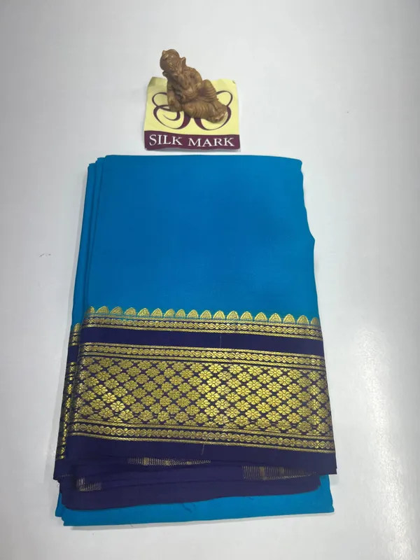 Pure_Mysore_Crepe_Silk_Sarees_With_Blouse_Piece