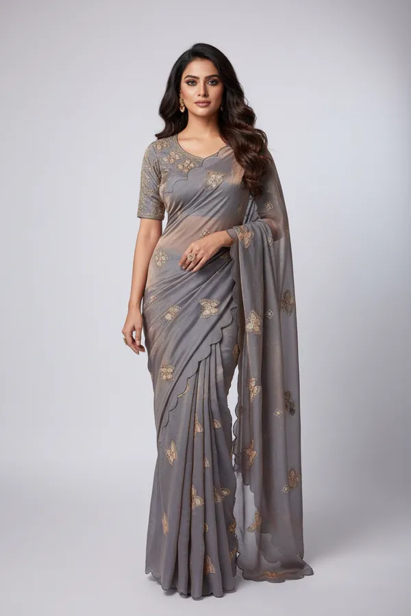 Bling_Butterfly_Ice_Blue_Party_Wear_Saree_With_Stitched_Blouse
