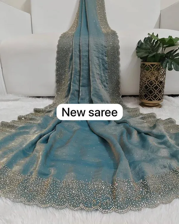 Bling_Border_Ice_Blue_Party_Wear_Stonework_Saree_Elevate_Your_Celebration_Look