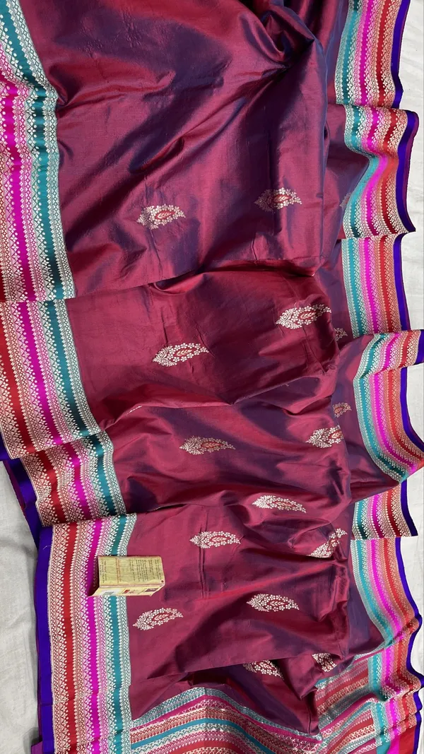 Pure_Handloom_Katan_Minakari_Silk_Saree_Multi_Rankat_Border