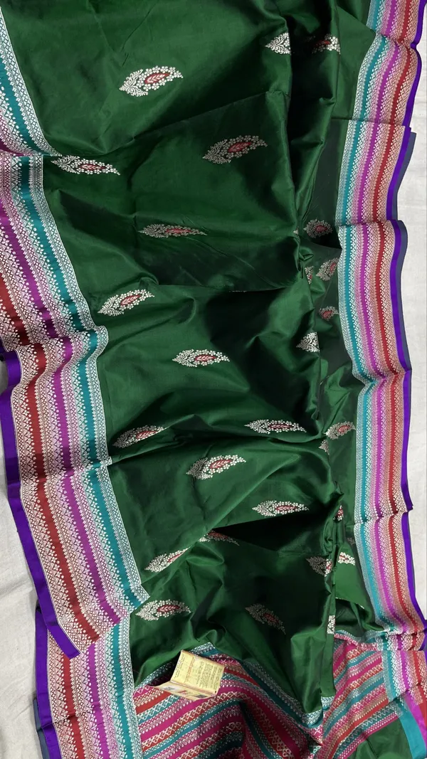 Pure_Handloom_Katan_Minakari_Silk_Saree_Multi_Rankat_Border