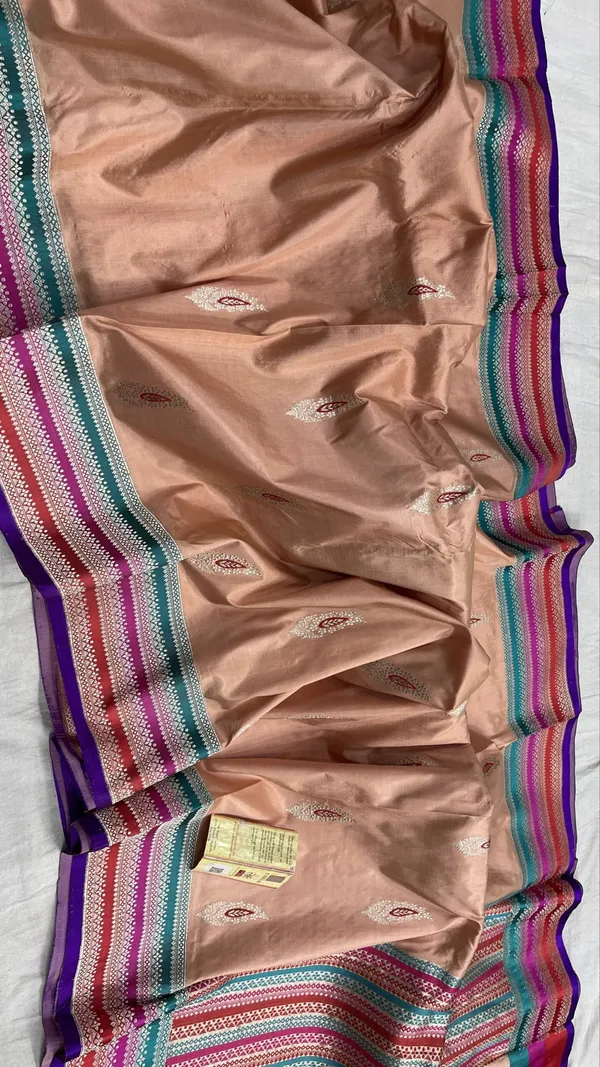 Pure_Handloom_Katan_Minakari_Silk_Saree_Multi_Rankat_Border