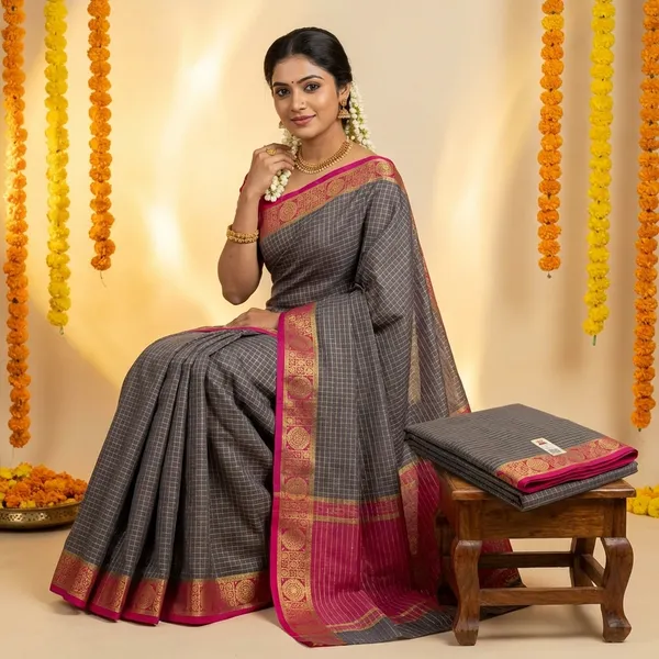 Pure__Crepe_Silk_Sarees_Silk_Mark_Certified_Lighter_And_Flowy_With_Contrast_Blouse
