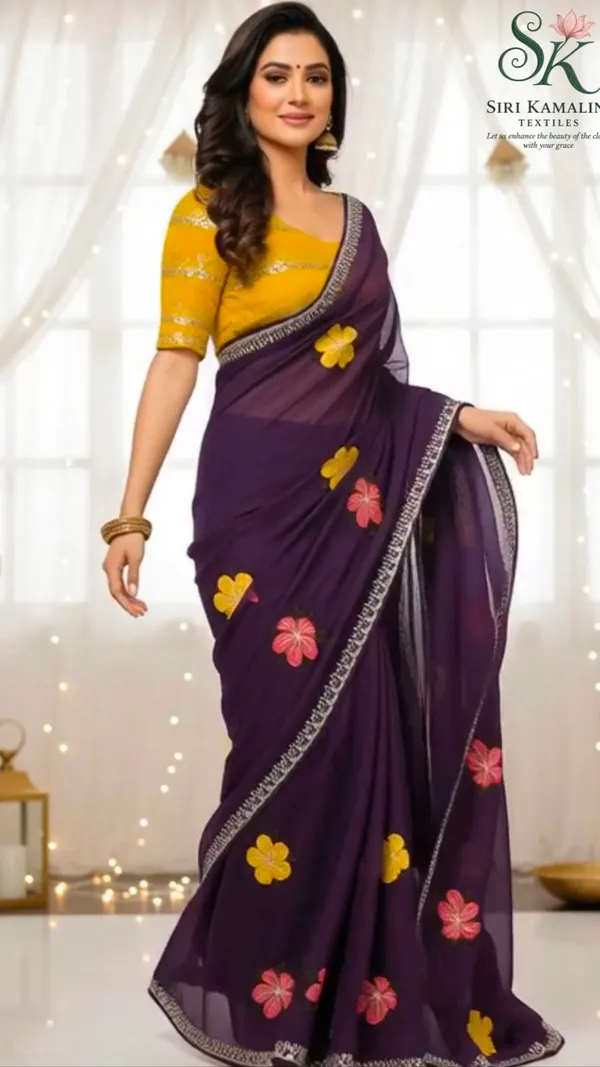 Floral_Butti_Designer_Saree