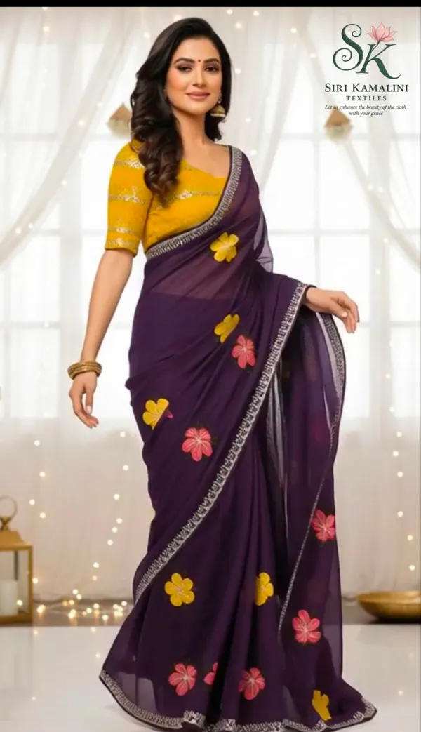 Floral_Butti_Designer_Saree