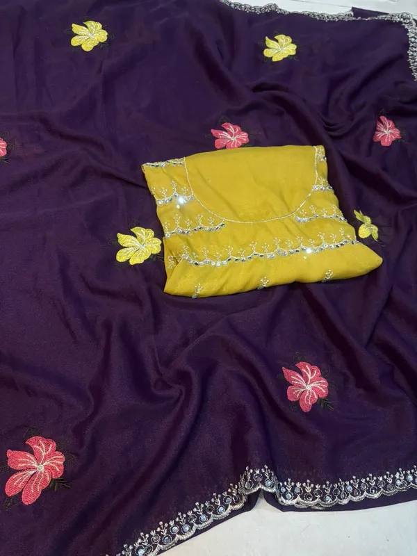 Floral_Butti_Designer_Saree