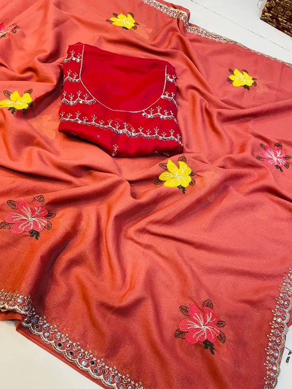 Floral_Butti_Designer_Saree