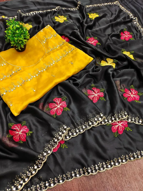 Floral_Butti_Designer_Saree
