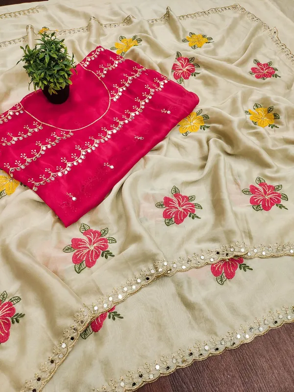 Floral_Butti_Designer_Saree