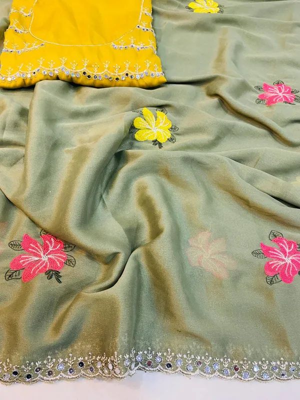 Floral_Butti_Designer_Saree