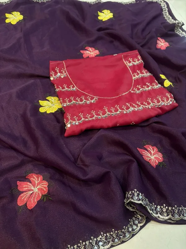 Floral_Butti_Designer_Saree