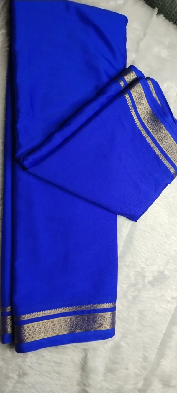 Blue_Silk_Premium_&_Fancy_Design_Saree_For_Women
